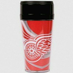 DETRIOT RED WINGS TRAVEL TUMBLER MUG INSULATED TEAM LOGO NEW